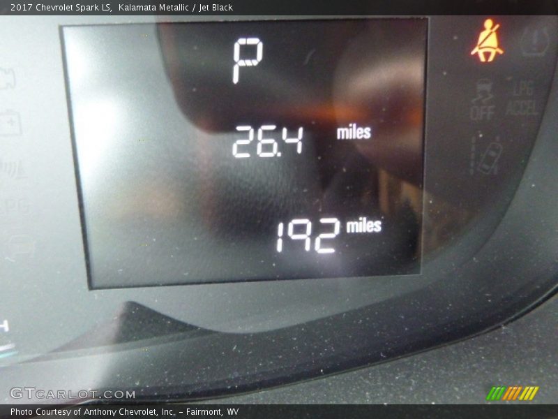 Kalamata Metallic / Jet Black 2017 Chevrolet Spark LS