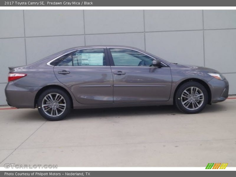 Predawn Gray Mica / Black 2017 Toyota Camry SE