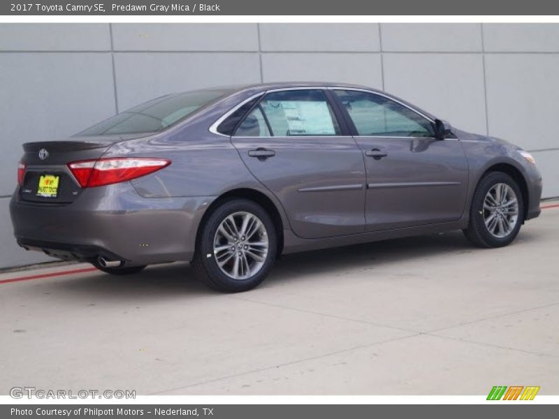 Predawn Gray Mica / Black 2017 Toyota Camry SE
