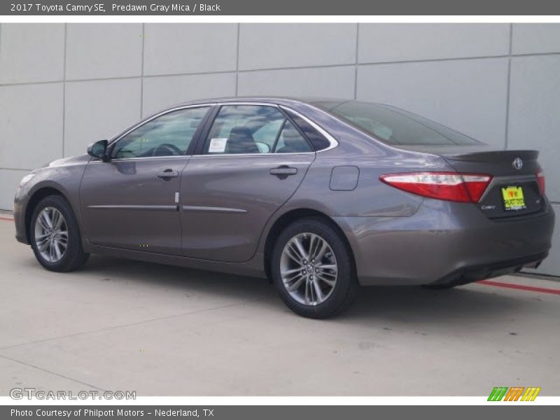 Predawn Gray Mica / Black 2017 Toyota Camry SE