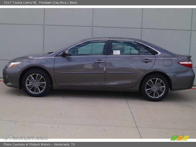 Predawn Gray Mica / Black 2017 Toyota Camry SE