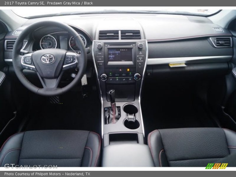 Predawn Gray Mica / Black 2017 Toyota Camry SE