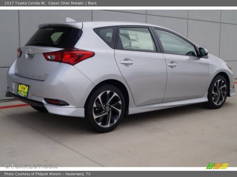 Classic Silver Metallic / Black 2017 Toyota Corolla iM