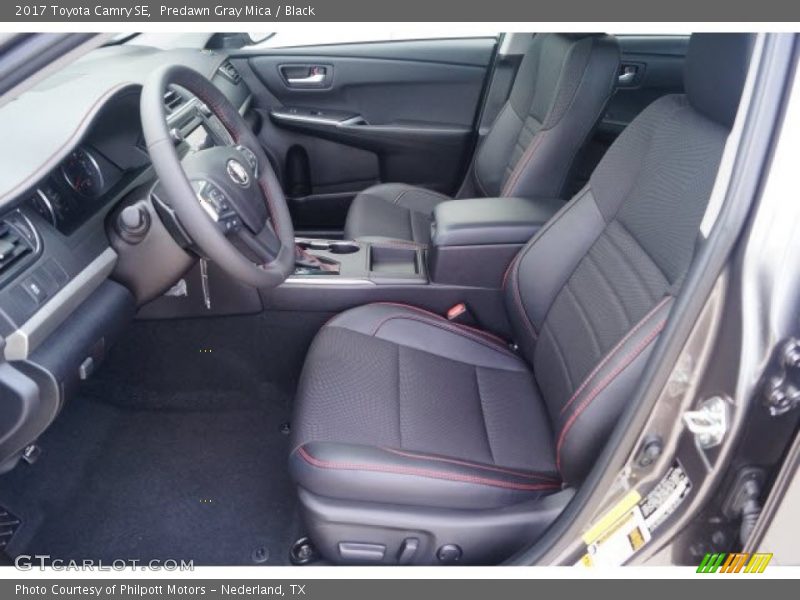 Predawn Gray Mica / Black 2017 Toyota Camry SE