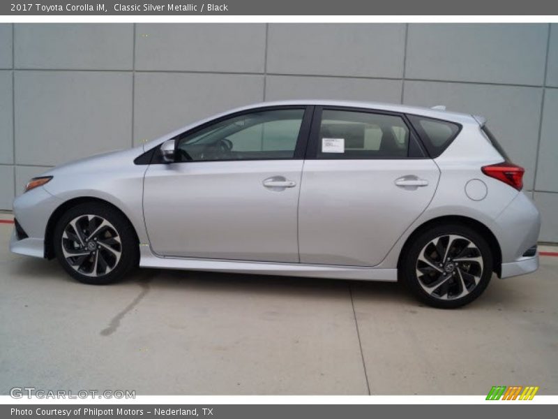 Classic Silver Metallic / Black 2017 Toyota Corolla iM