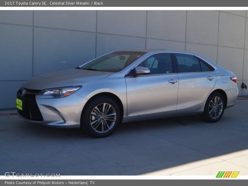 Celestial Silver Metallic / Black 2017 Toyota Camry SE