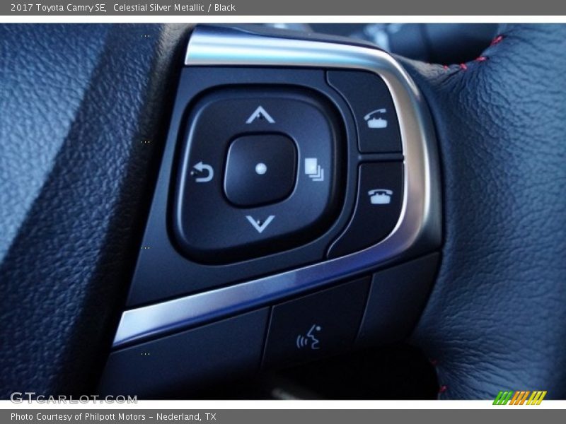 Celestial Silver Metallic / Black 2017 Toyota Camry SE