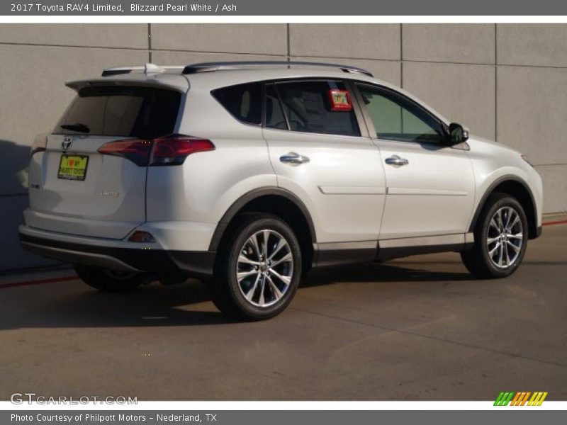 Blizzard Pearl White / Ash 2017 Toyota RAV4 Limited