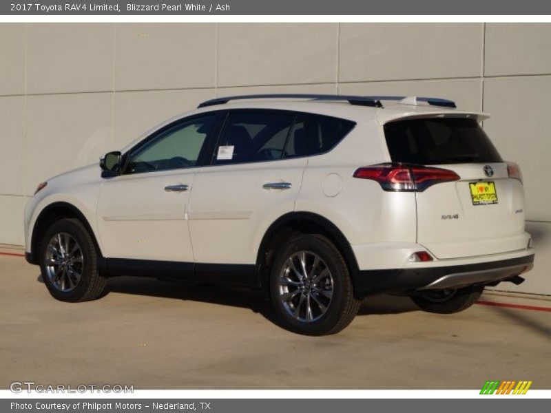 Blizzard Pearl White / Ash 2017 Toyota RAV4 Limited