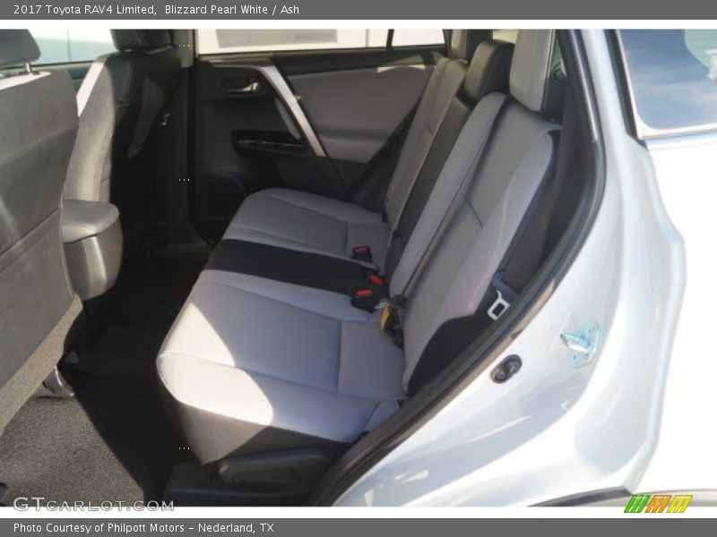 Blizzard Pearl White / Ash 2017 Toyota RAV4 Limited