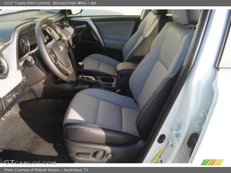 Blizzard Pearl White / Ash 2017 Toyota RAV4 Limited