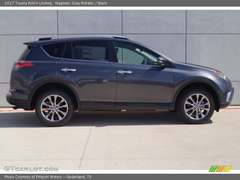 Magnetic Gray Metallic / Black 2017 Toyota RAV4 Limited