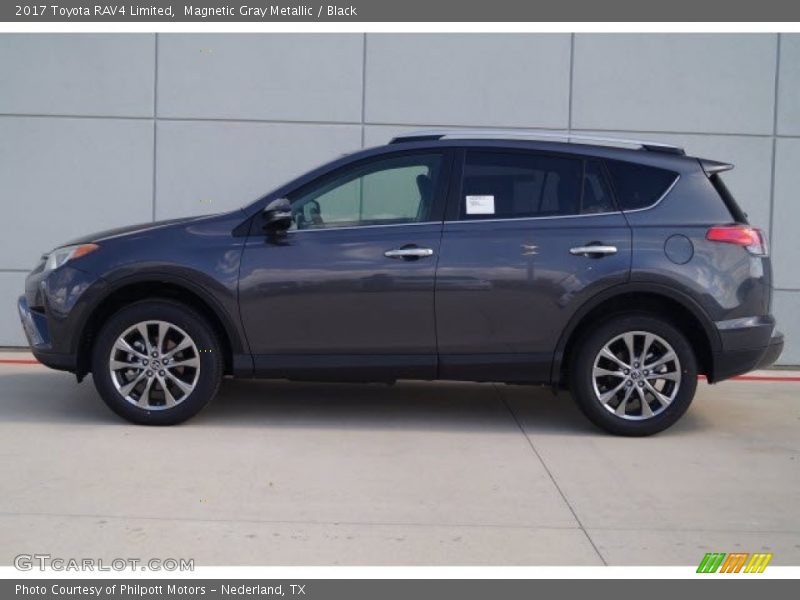 Magnetic Gray Metallic / Black 2017 Toyota RAV4 Limited