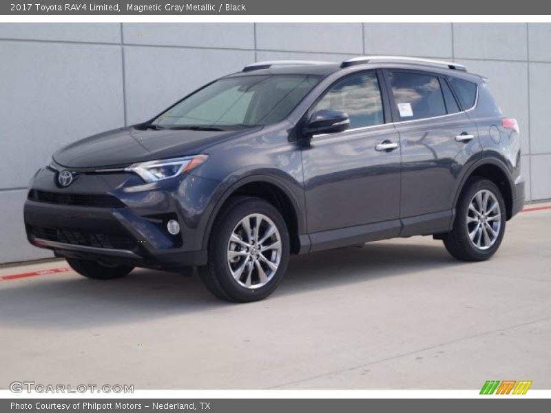 Magnetic Gray Metallic / Black 2017 Toyota RAV4 Limited
