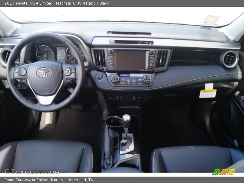 Magnetic Gray Metallic / Black 2017 Toyota RAV4 Limited