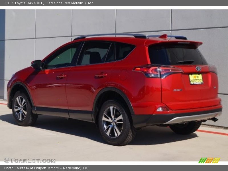 Barcelona Red Metallic / Ash 2017 Toyota RAV4 XLE