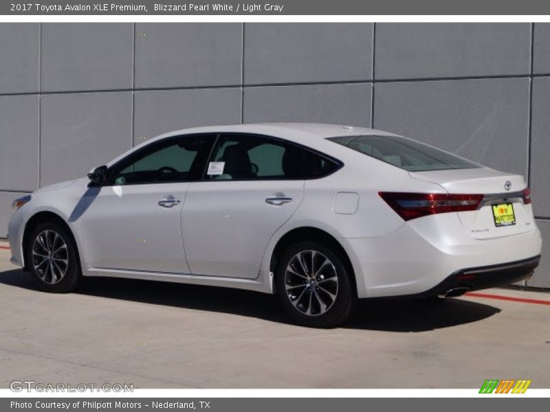 Blizzard Pearl White / Light Gray 2017 Toyota Avalon XLE Premium