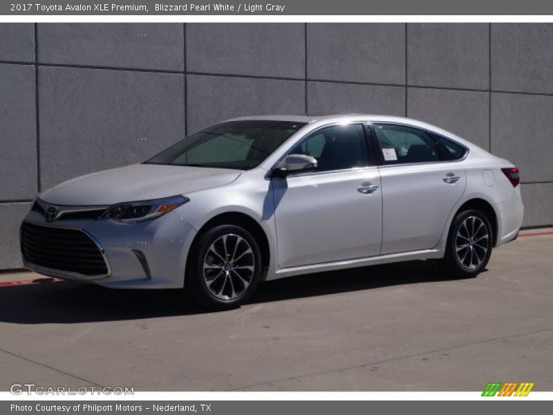 Blizzard Pearl White / Light Gray 2017 Toyota Avalon XLE Premium