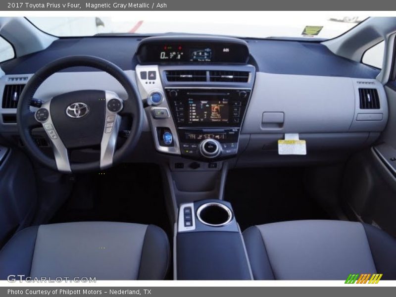 Magnetic Gray Metallic / Ash 2017 Toyota Prius v Four