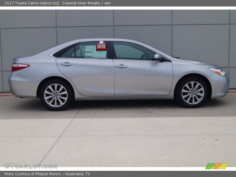 Celestial Silver Metallic / Ash 2017 Toyota Camry Hybrid XLE