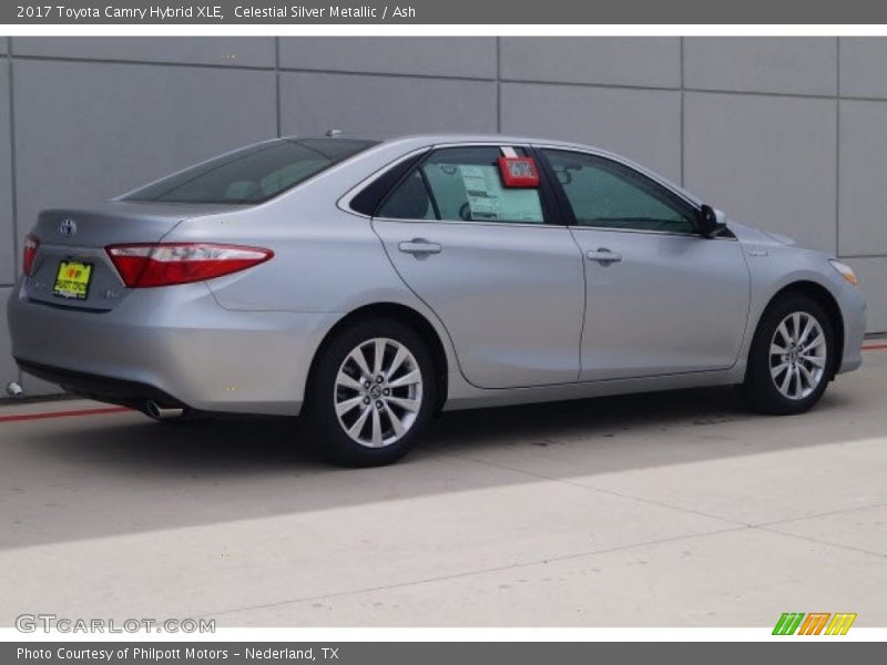 Celestial Silver Metallic / Ash 2017 Toyota Camry Hybrid XLE