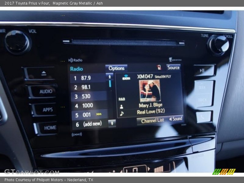 Magnetic Gray Metallic / Ash 2017 Toyota Prius v Four