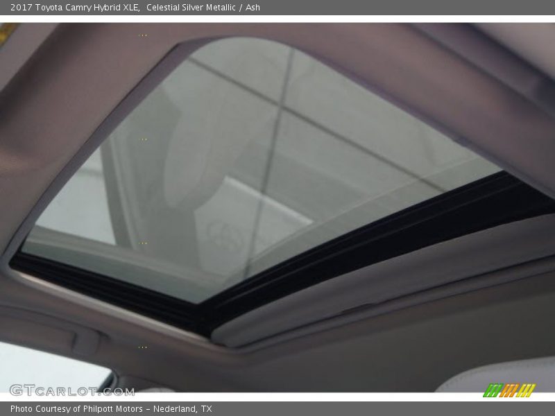 Celestial Silver Metallic / Ash 2017 Toyota Camry Hybrid XLE