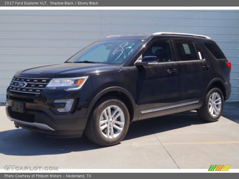 Shadow Black / Ebony Black 2017 Ford Explorer XLT