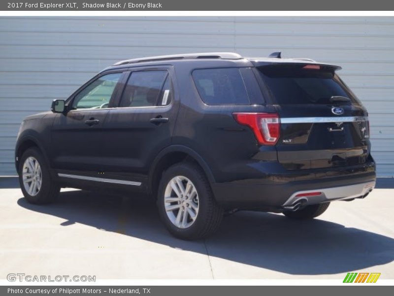 Shadow Black / Ebony Black 2017 Ford Explorer XLT