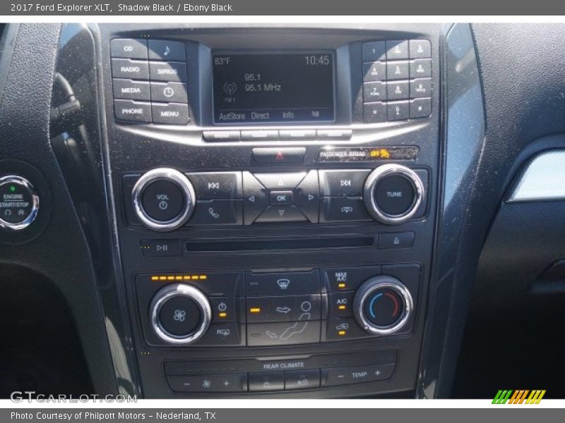 Shadow Black / Ebony Black 2017 Ford Explorer XLT
