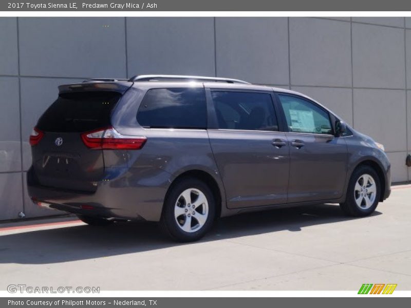 Predawn Gray Mica / Ash 2017 Toyota Sienna LE