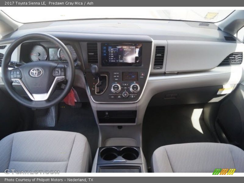 Predawn Gray Mica / Ash 2017 Toyota Sienna LE
