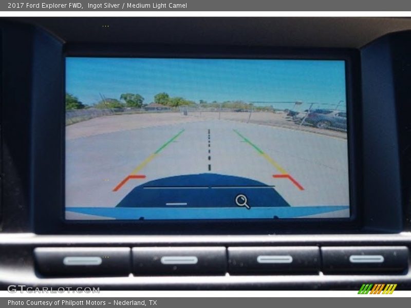 Ingot Silver / Medium Light Camel 2017 Ford Explorer FWD