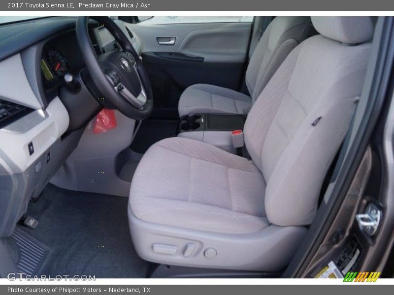 Predawn Gray Mica / Ash 2017 Toyota Sienna LE