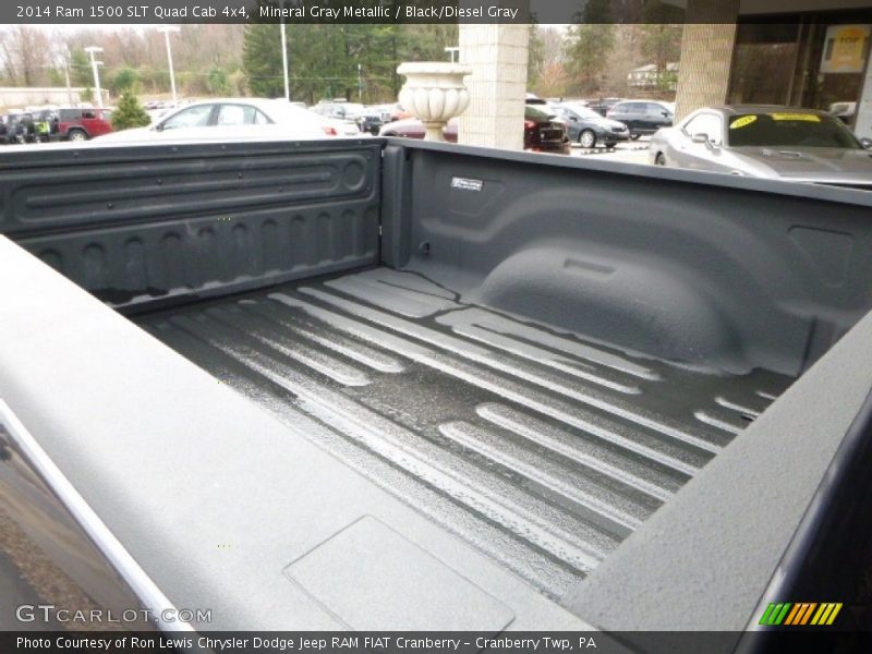 Mineral Gray Metallic / Black/Diesel Gray 2014 Ram 1500 SLT Quad Cab 4x4