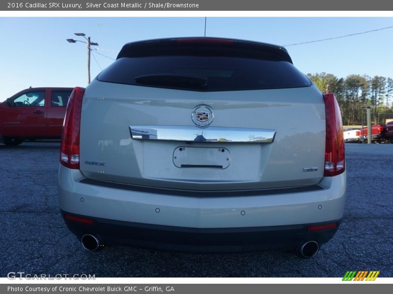 Silver Coast Metallic / Shale/Brownstone 2016 Cadillac SRX Luxury