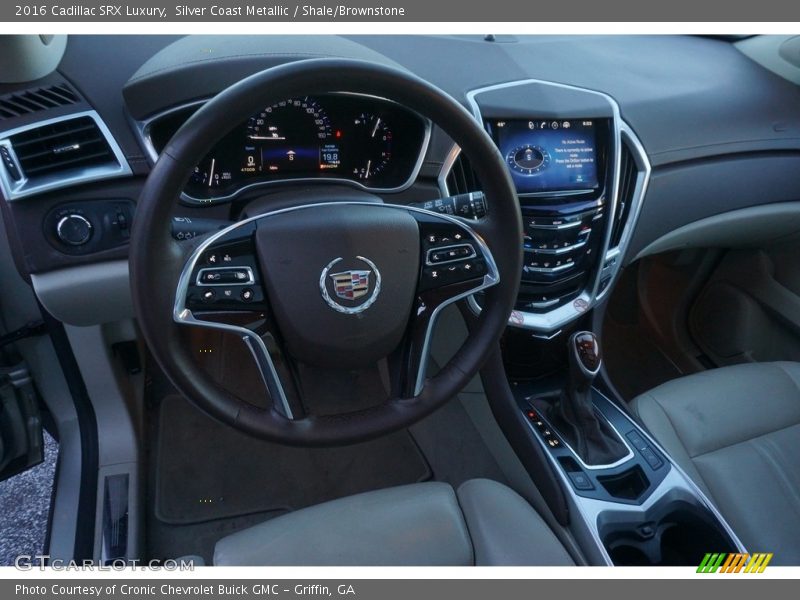 Silver Coast Metallic / Shale/Brownstone 2016 Cadillac SRX Luxury