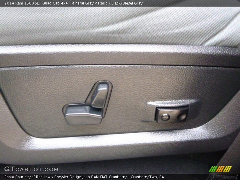 Mineral Gray Metallic / Black/Diesel Gray 2014 Ram 1500 SLT Quad Cab 4x4