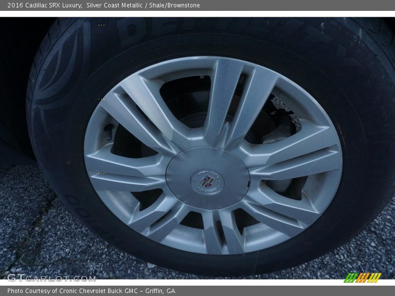 Silver Coast Metallic / Shale/Brownstone 2016 Cadillac SRX Luxury