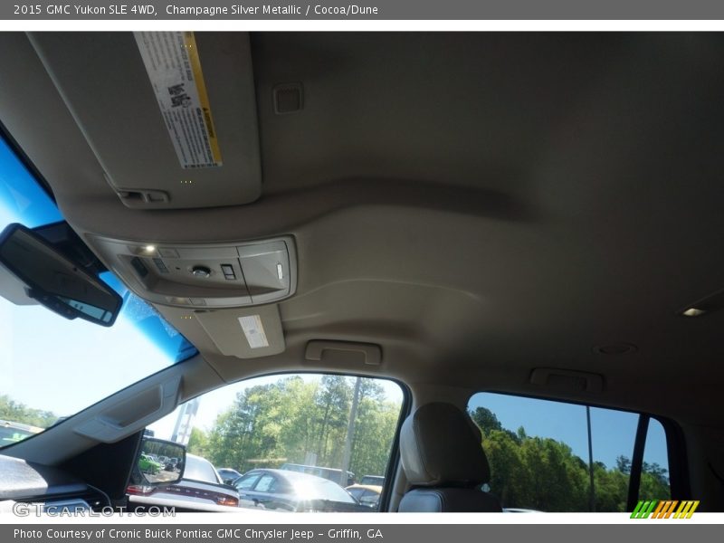 Champagne Silver Metallic / Cocoa/Dune 2015 GMC Yukon SLE 4WD