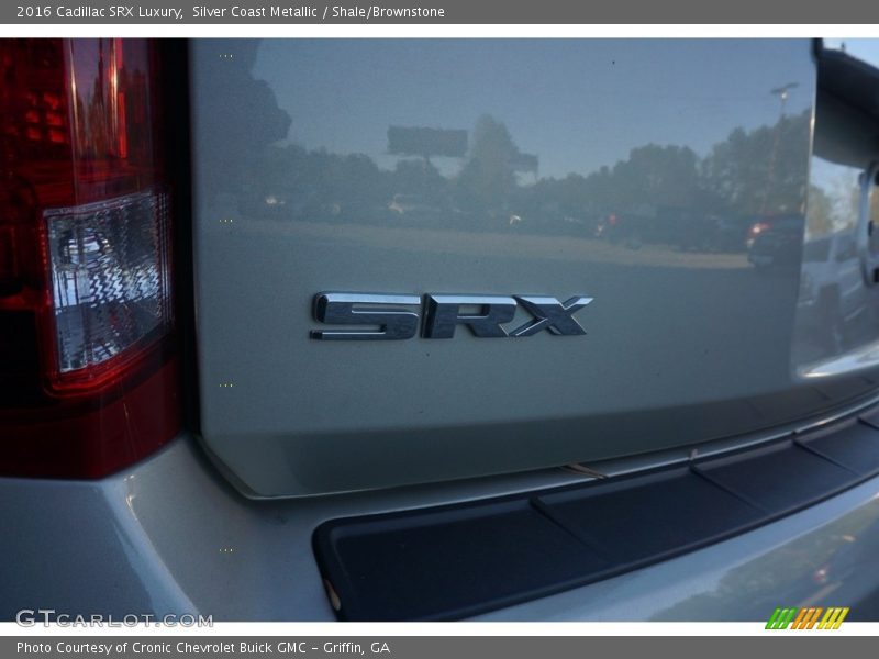 Silver Coast Metallic / Shale/Brownstone 2016 Cadillac SRX Luxury