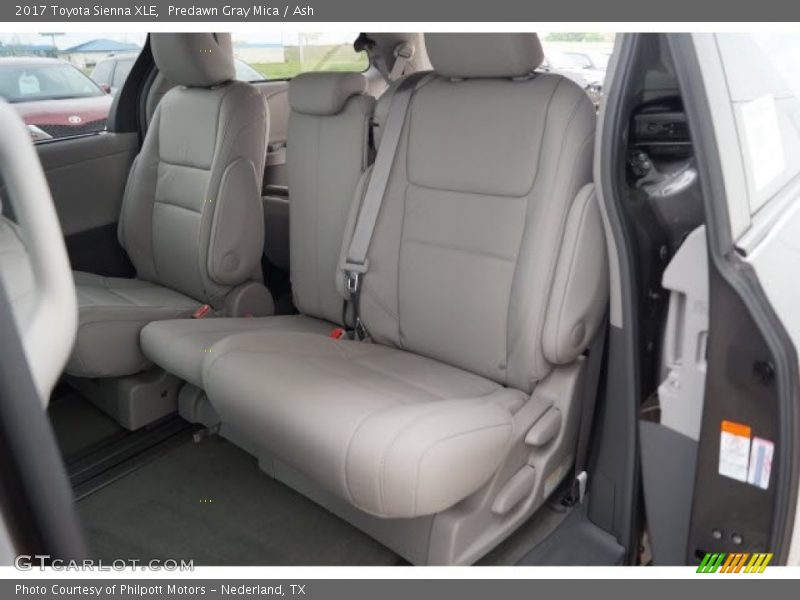 Rear Seat of 2017 Sienna XLE