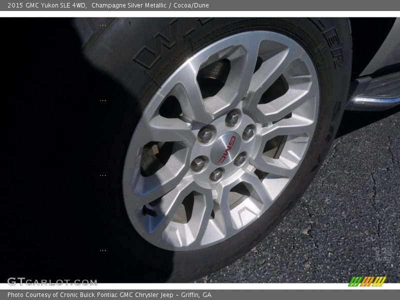 Champagne Silver Metallic / Cocoa/Dune 2015 GMC Yukon SLE 4WD