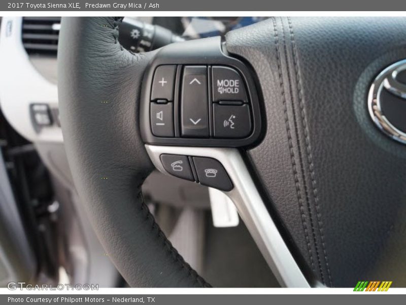 Predawn Gray Mica / Ash 2017 Toyota Sienna XLE
