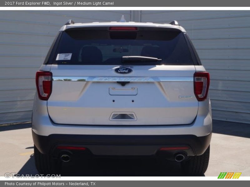 Ingot Silver / Medium Light Camel 2017 Ford Explorer FWD