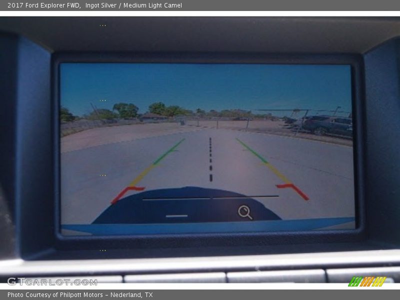 Ingot Silver / Medium Light Camel 2017 Ford Explorer FWD