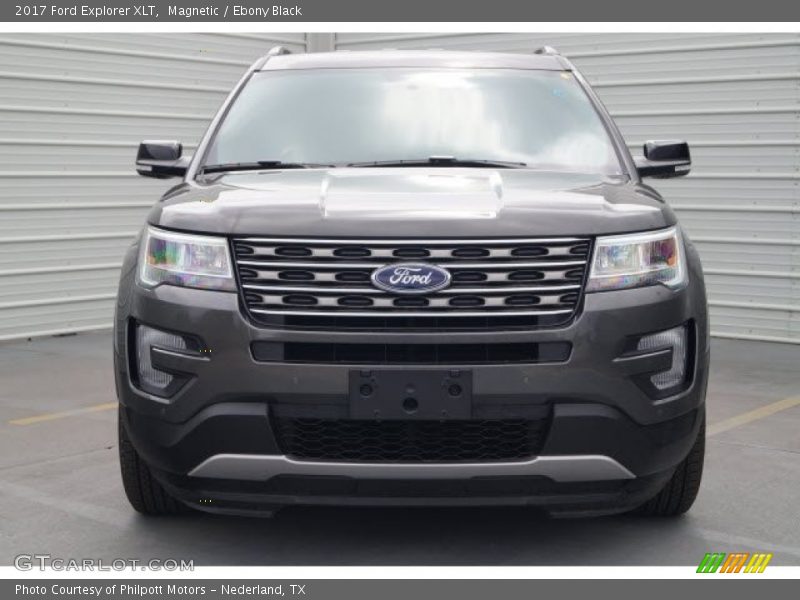 Magnetic / Ebony Black 2017 Ford Explorer XLT