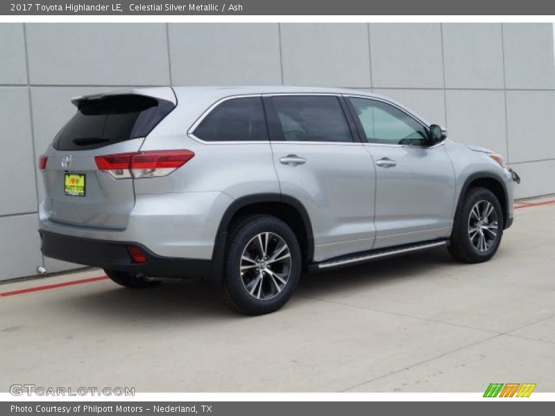 Celestial Silver Metallic / Ash 2017 Toyota Highlander LE