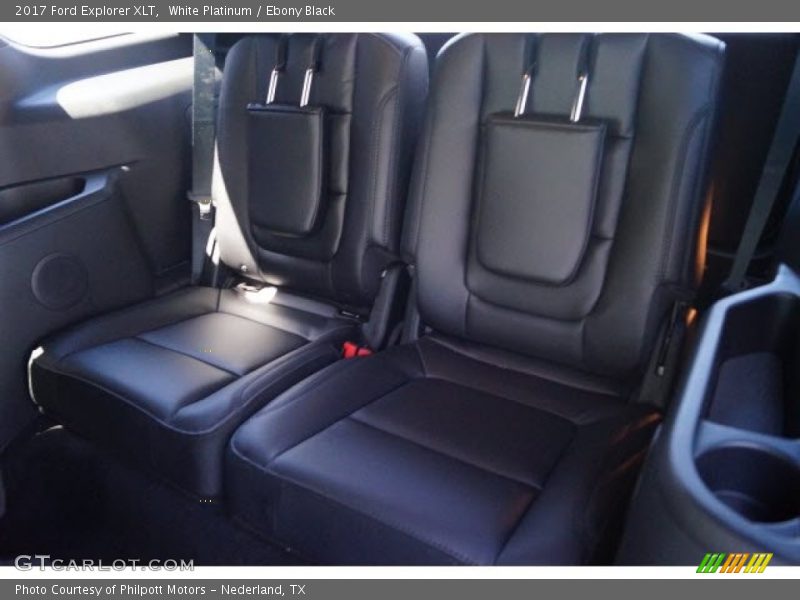 White Platinum / Ebony Black 2017 Ford Explorer XLT