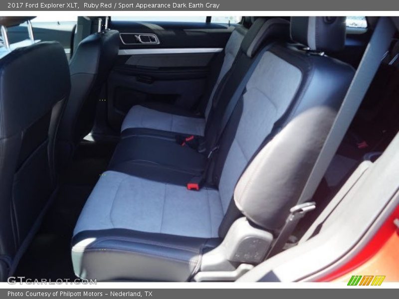 Ruby Red / Sport Appearance Dark Earth Gray 2017 Ford Explorer XLT